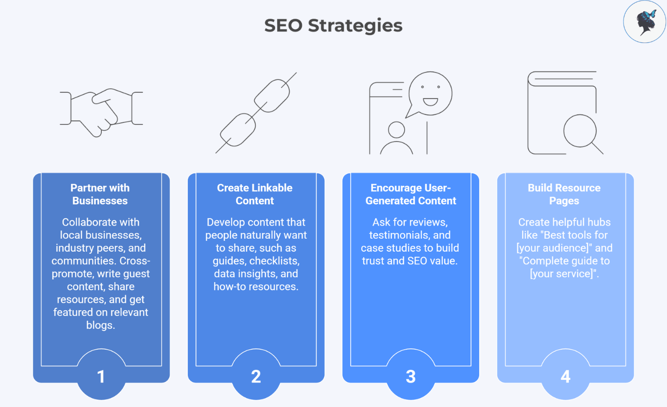 infograph: SEO strategies