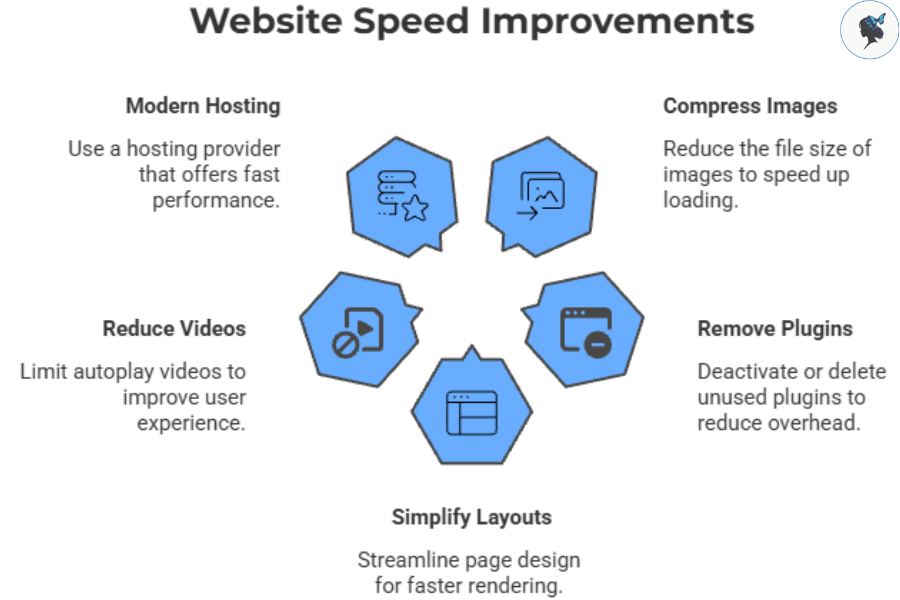 infograph: Website speed improvements