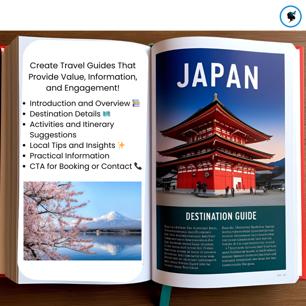 Example of a destination guide for Japan.