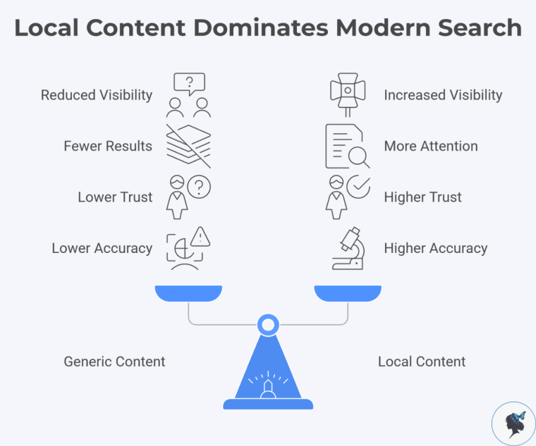 infograph: Local content dominates modern search