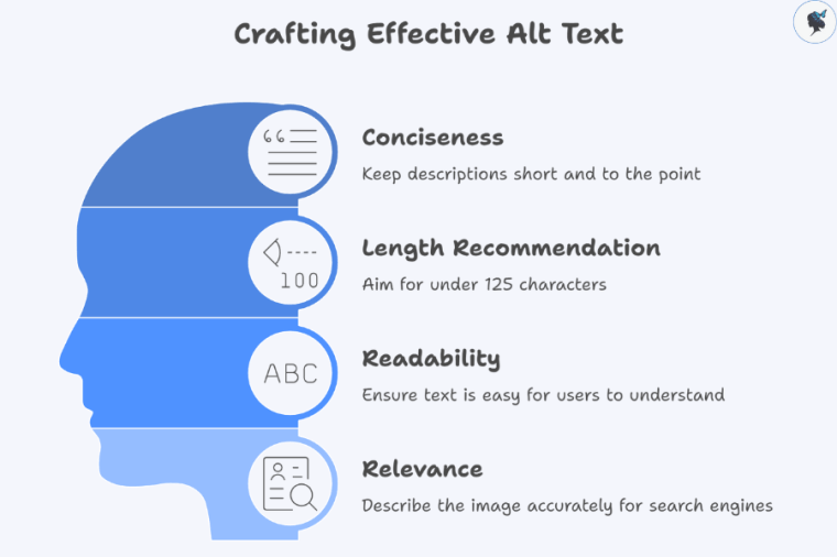 infograph: Crafting (concise) effective alt text