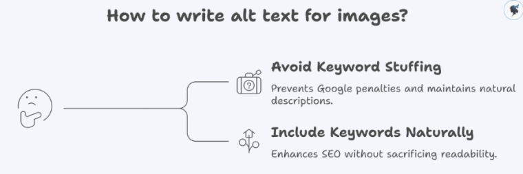 infograph: How to write alt text for images?