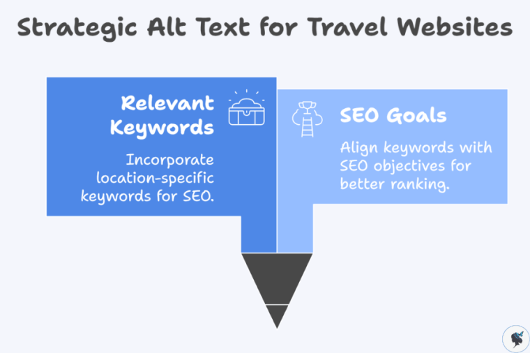 infograph: Strategic alt text for travel websites