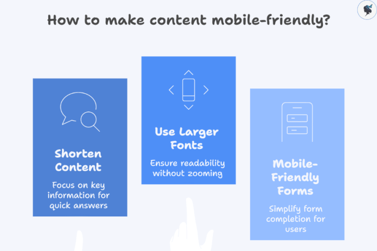 infograph: How to make content mobile-friendly?