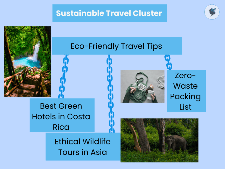 infograph: Sustainable travel cluster