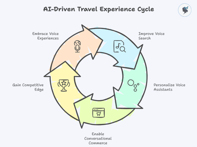 infograph: AI-Driven travel experience cycle