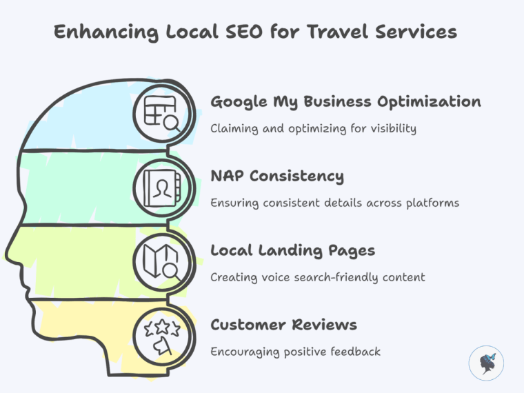 infograph: Enhancing Local SEO for travel services