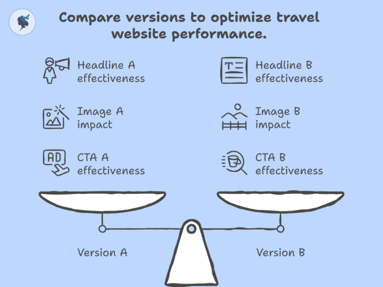 Infograph: Compare versions to optimize travel website performance