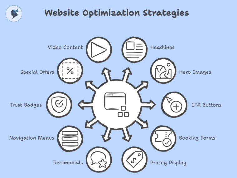 Infograph: Website optimization strategies