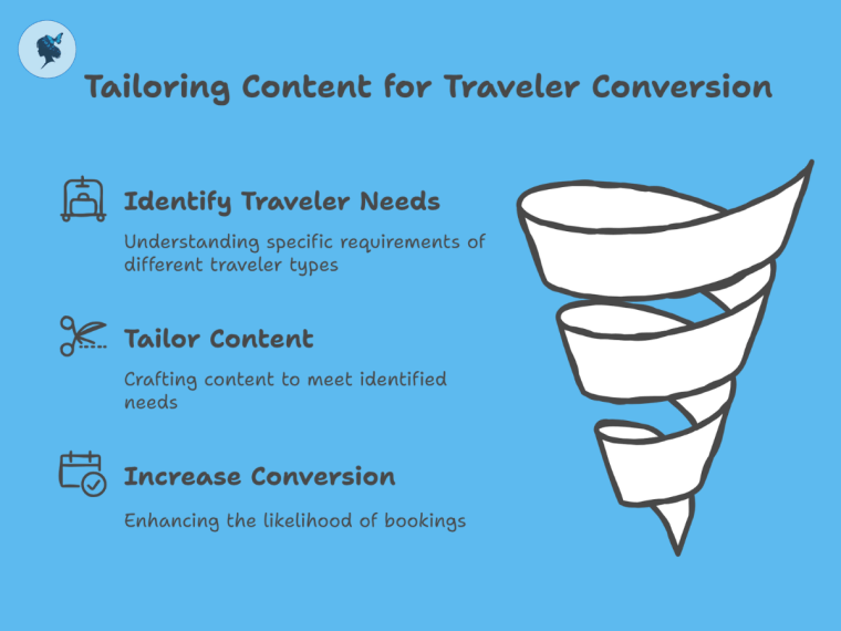 infograph: Tailoring content for traveler conversion