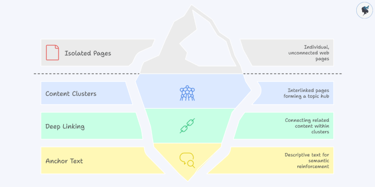 Infograph: Strengthen context with internal linking.