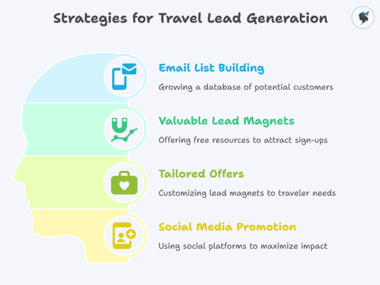 Infograph: Strategies for travel lead generation