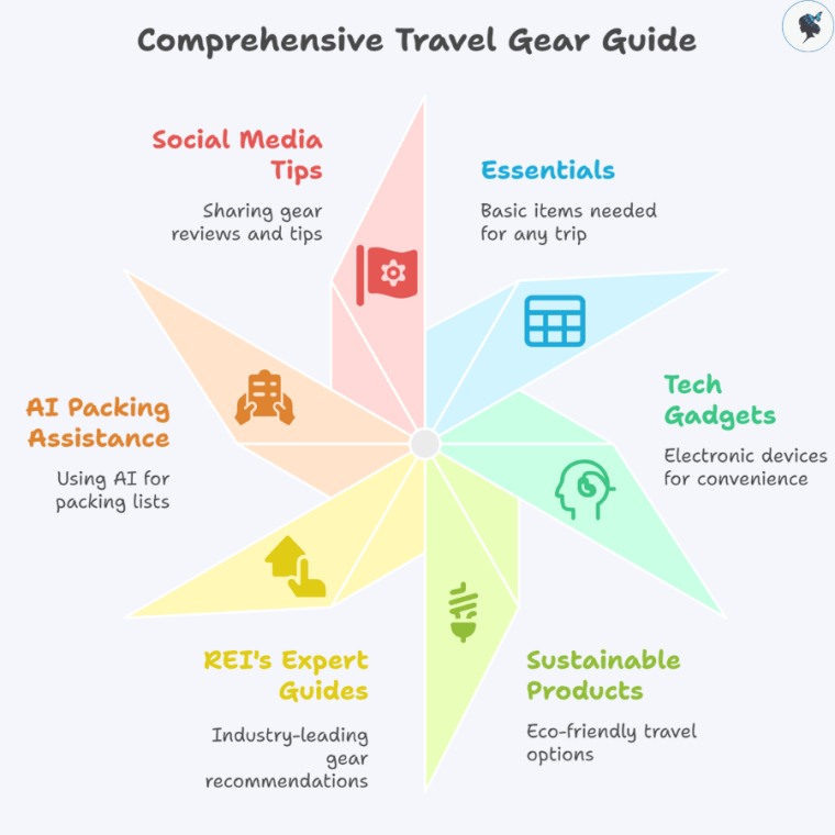 Infograph: Comprehensive travel gear guide
