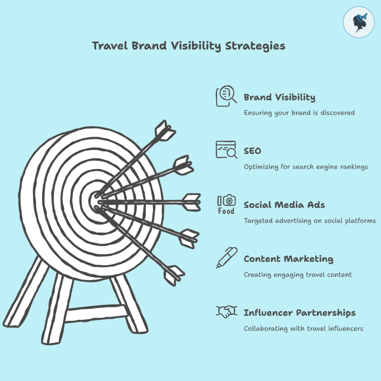 Infograph: Travel brand visibility stategies