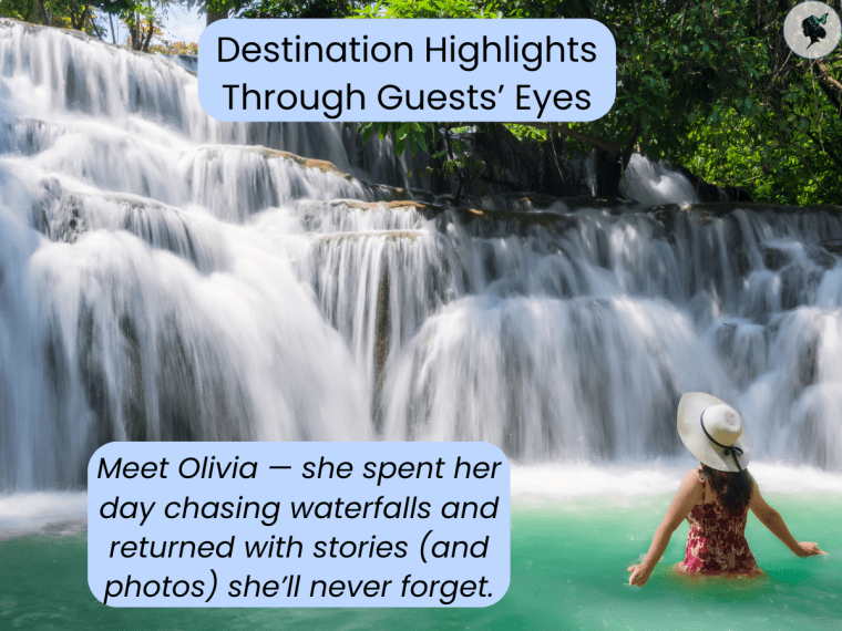 Destination Highlights Through Guests’ Eyes: chasing waterfalls