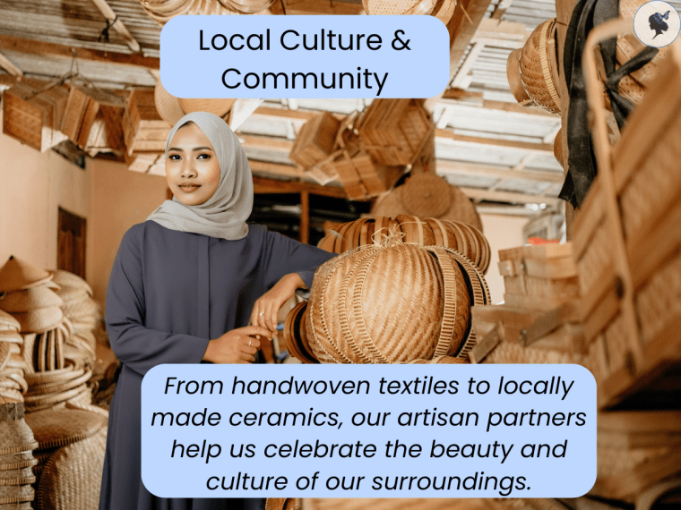 Local Culture & Community: handwoven baskets