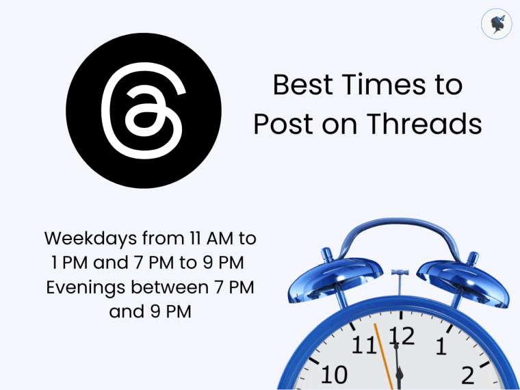 Infograph: Best Times to Post on Threads