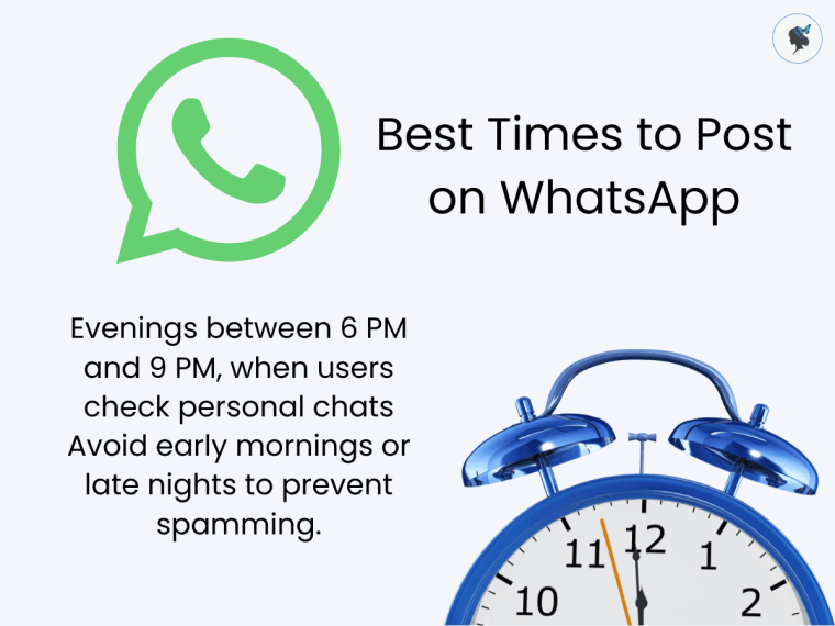 Infograph: Best Times to Post on WhatsApp