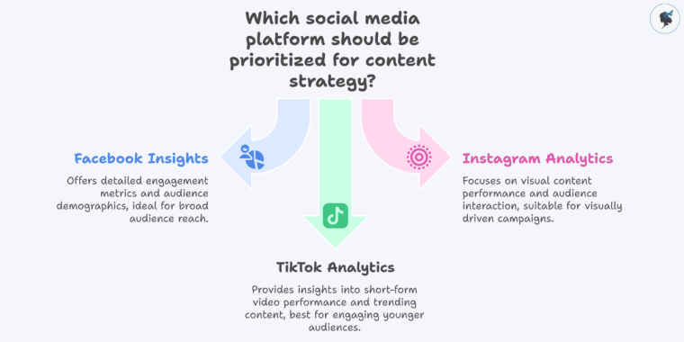 Infograph: Which social media platform should be prioritized for content strategy?