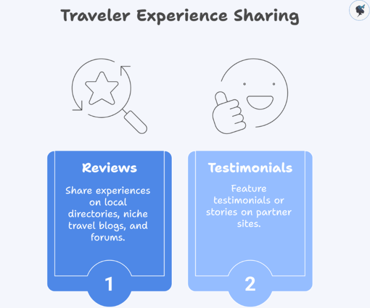 infograph: Traveler experience sharing