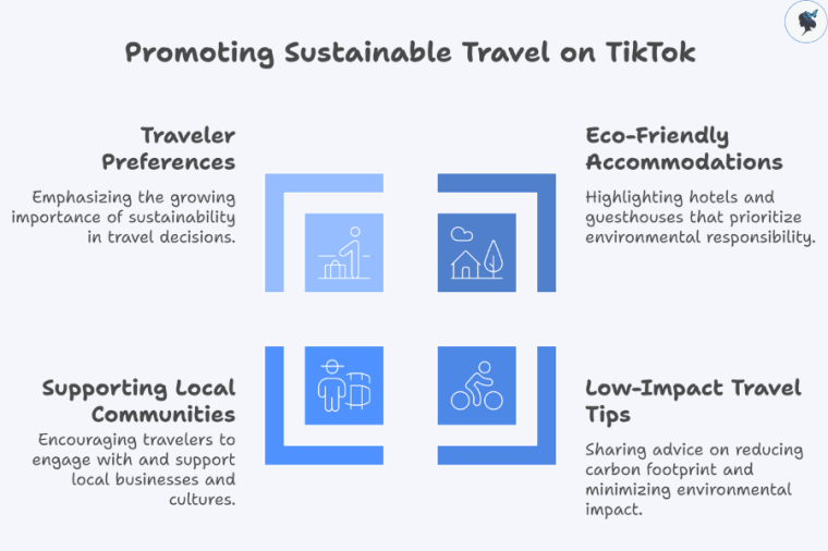 infograph: Promoting sustainable travel on TikTok