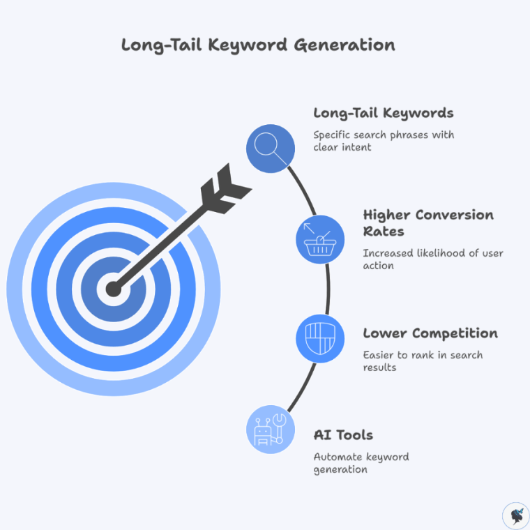 infograph: Long-tail keyword generation