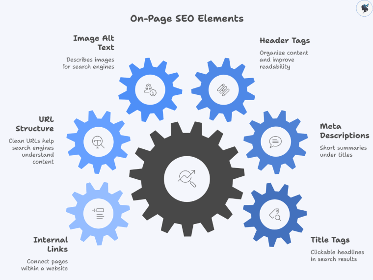 infograph: On-page SEO elements