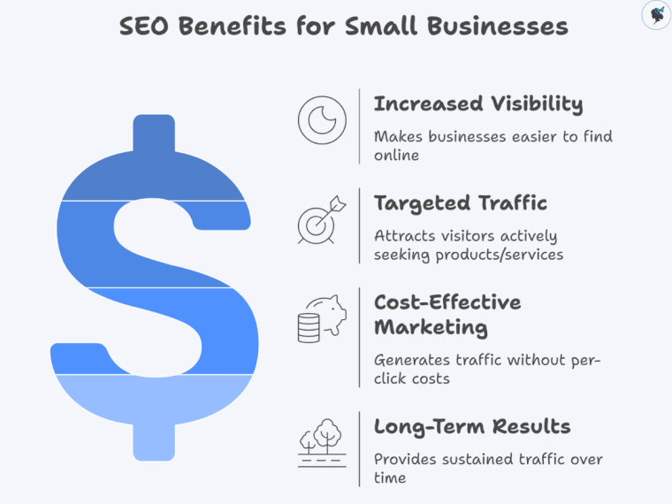 infograph: SEO benefits for small businesses