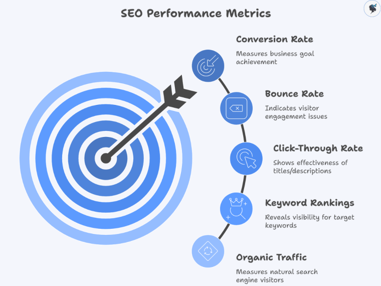 infograph: SEO performance metrics