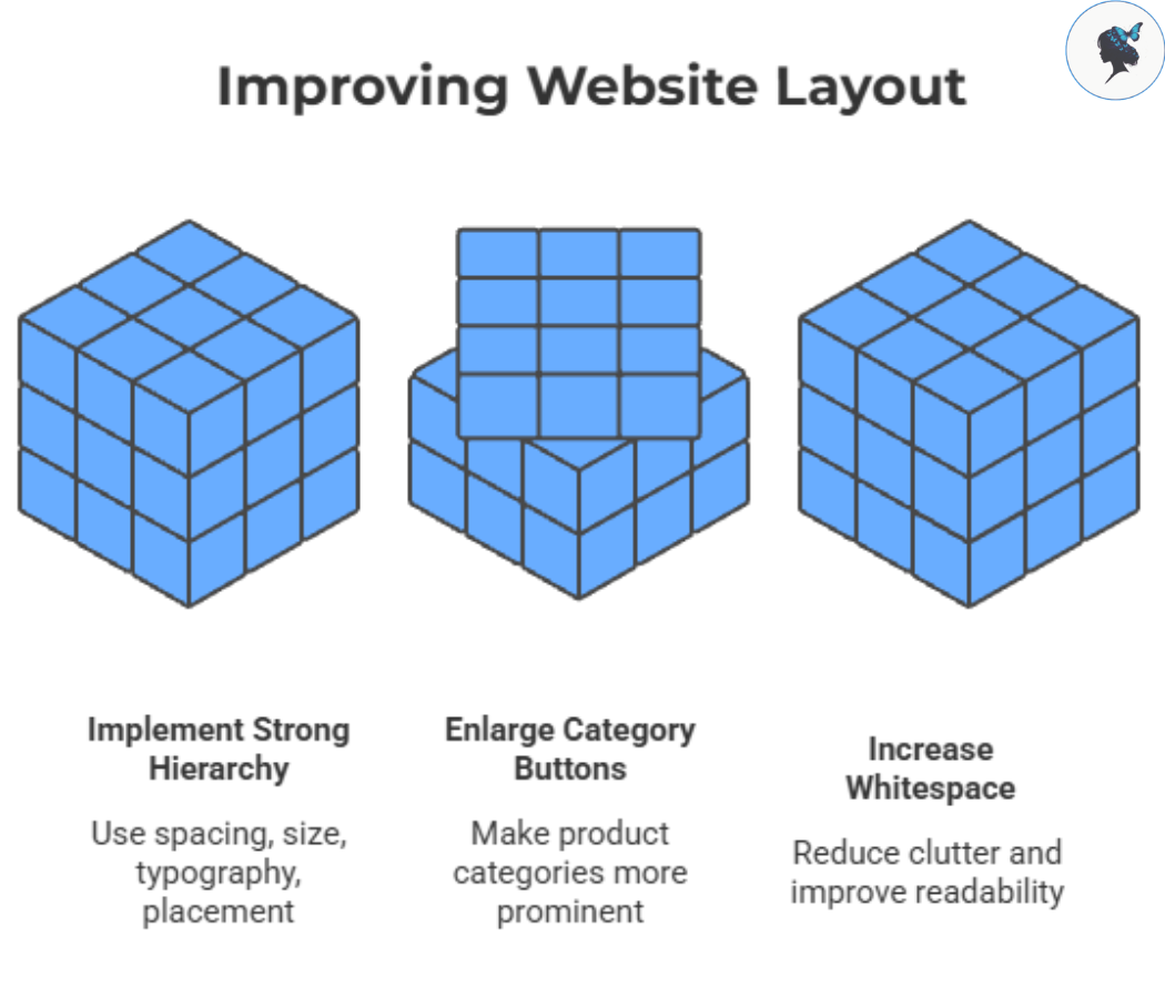 Infograph: Improving website layout