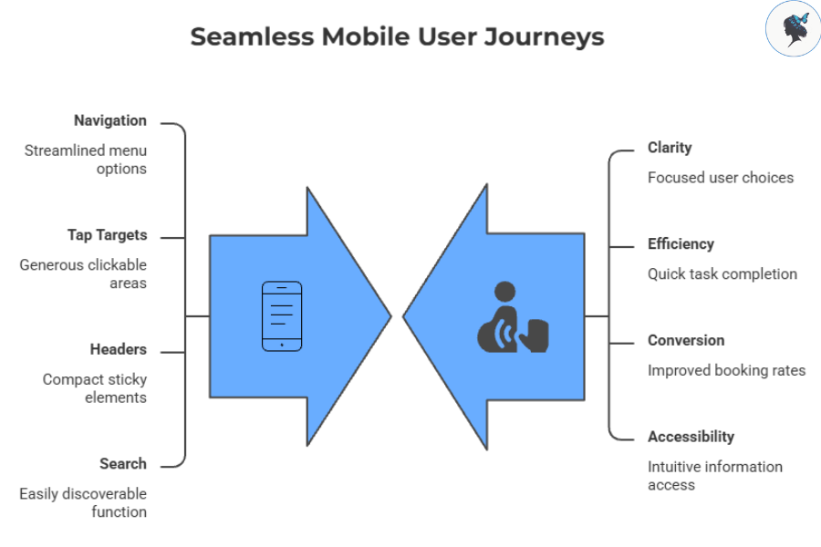 infograph: Seamless mobile user journeys