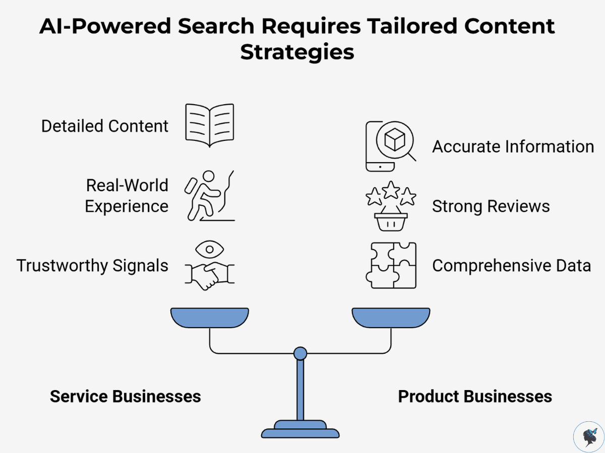 infograph: AI-powered search requires tailored content strategies