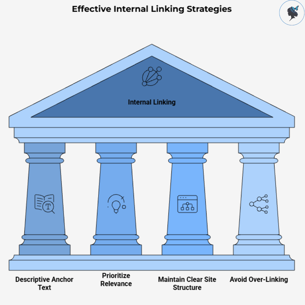 infograph: Effective internal linking strategies