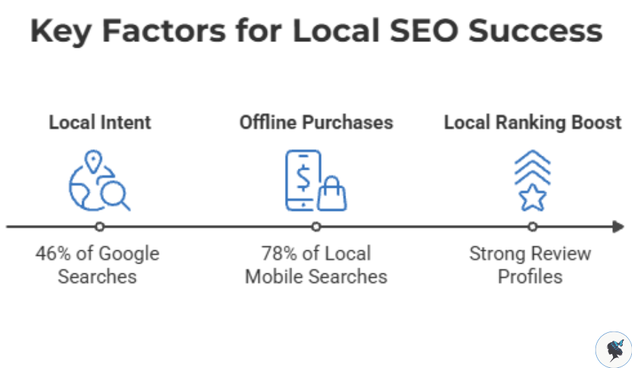 infograph: Key factors for local SEO success