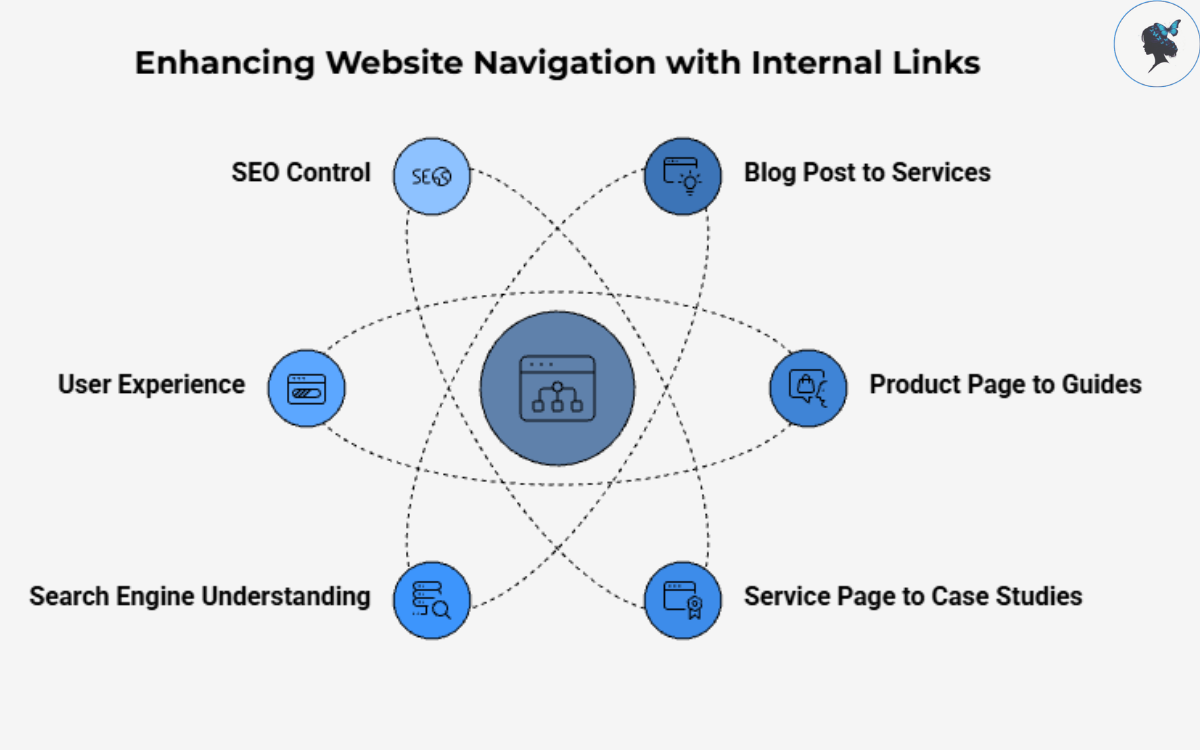 infograph: Enhancing website navigation through internal links